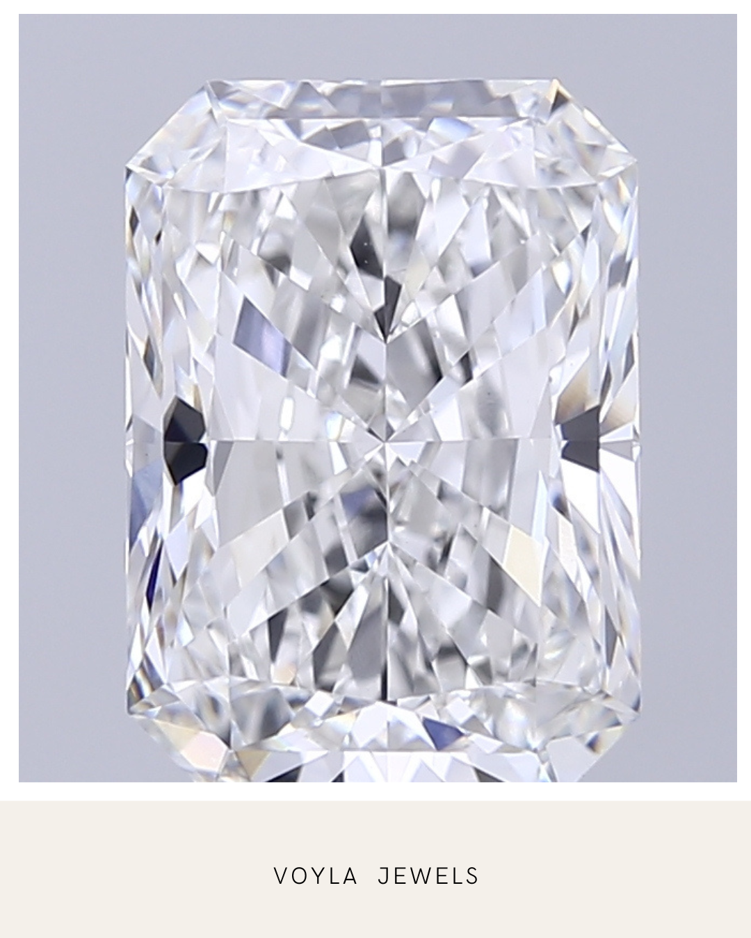 Lab Grown Radiant Diamond 1.00ct D VVS2