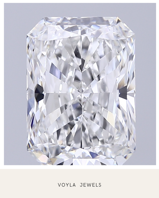Lab Grown Radiant Diamond 1.00ct D VVS2