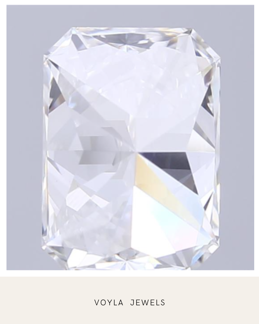 Lab Grown Radiant Diamond 1.00ct D VVS2