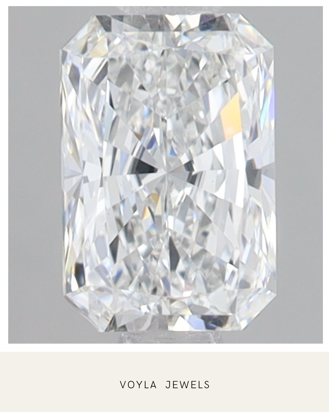 Lab Grown Radiant Diamond 1.00ct E VS1