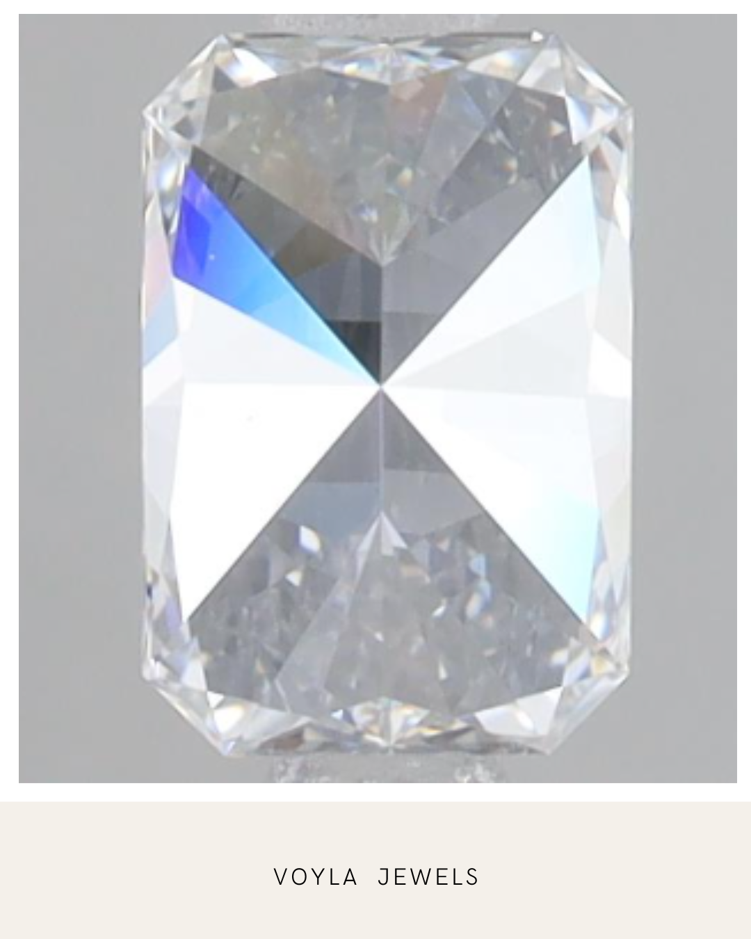 Lab Grown Radiant Diamond 1.00ct E VS1