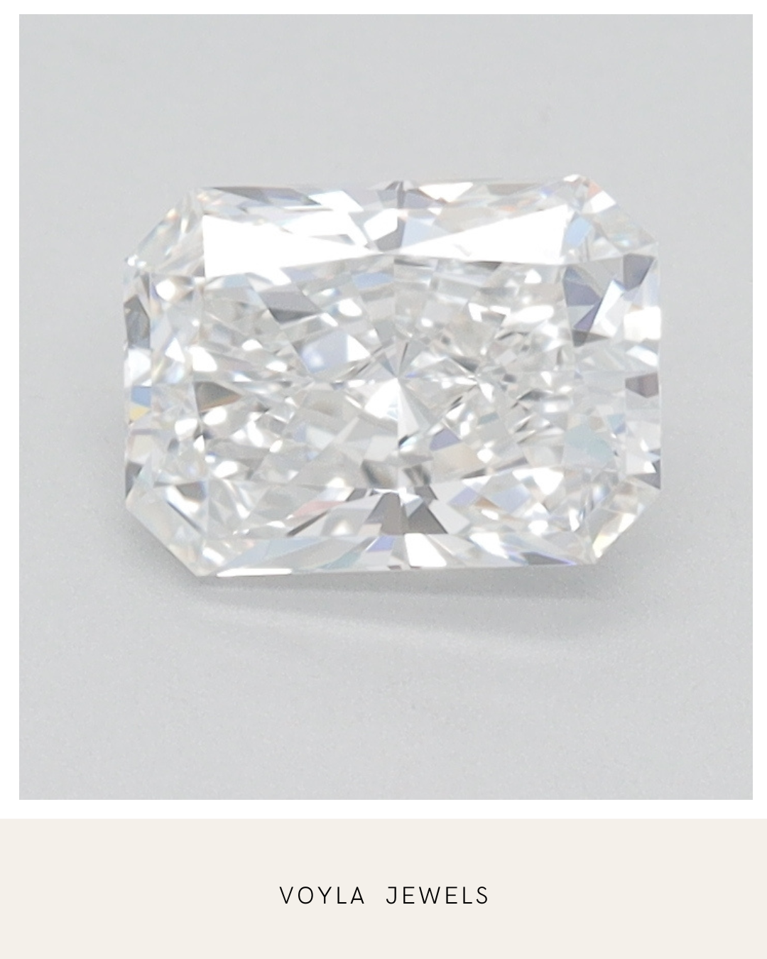 Lab Grown Radiant Diamond 1.00ct E VVS1