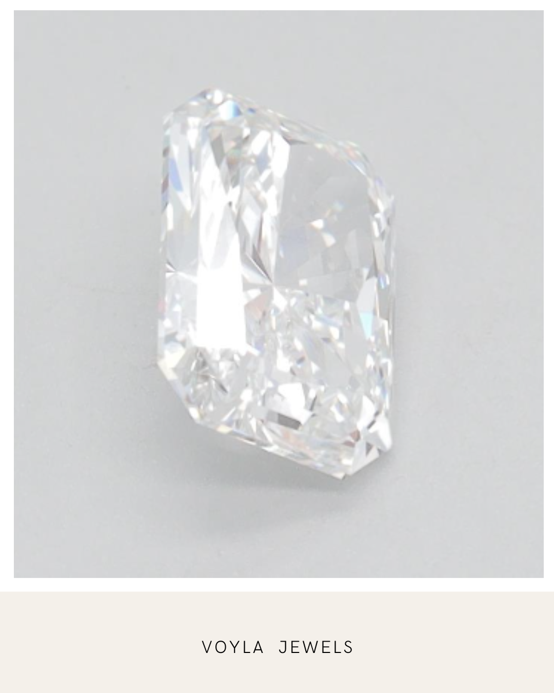 Lab Grown Radiant Diamond 1.00ct E VVS1