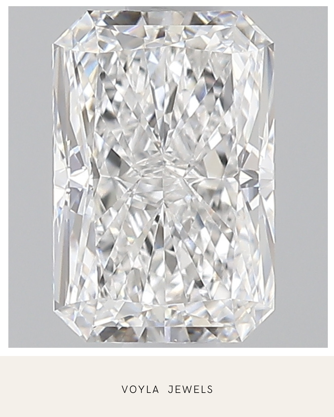 Lab Grown Radiant Diamond 1.00ct E VVS2