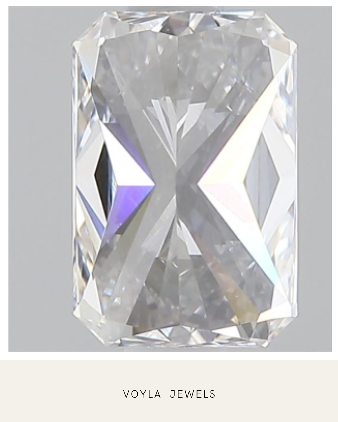 Lab Grown Radiant Diamond 1.00ct E VVS2