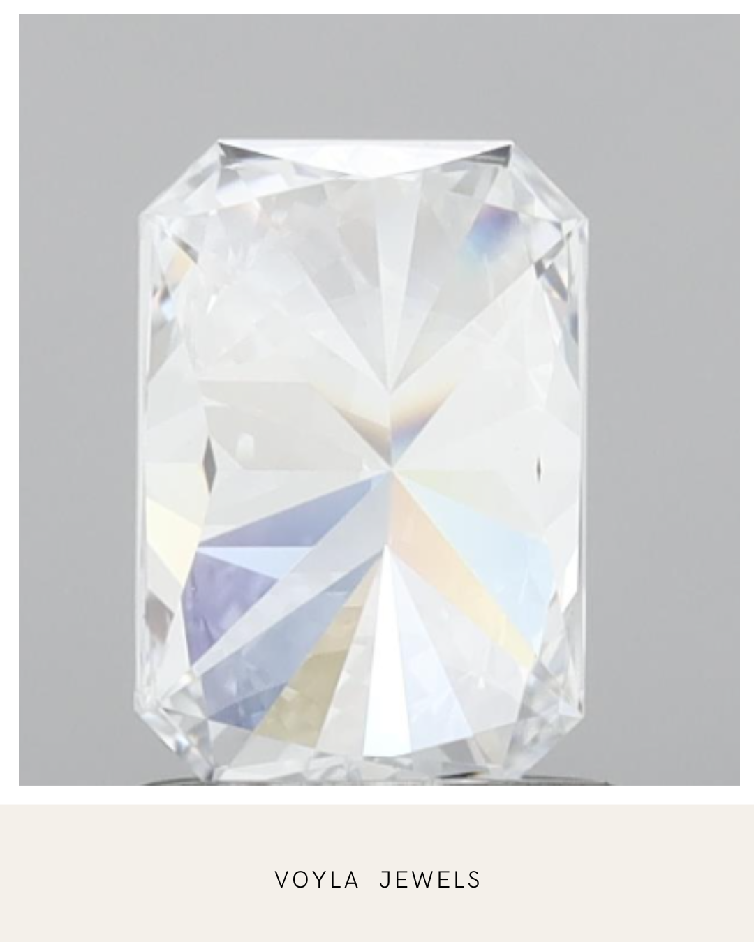Lab Grown Radiant Diamond 1.00ct F VS1