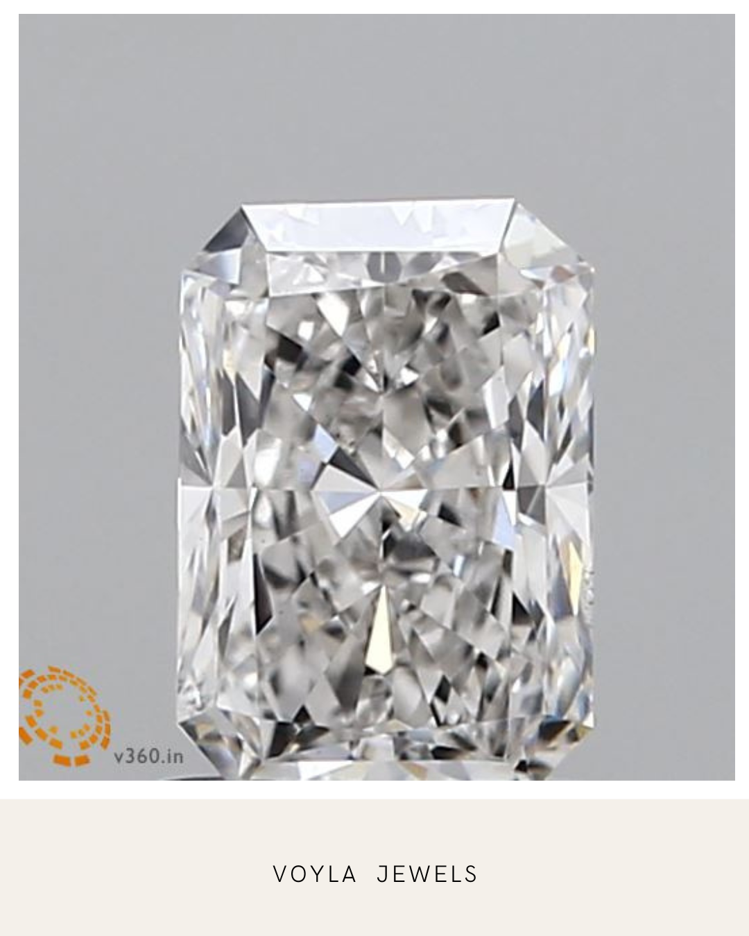 Lab Grown Radiant Diamond 1.00ct F VS2