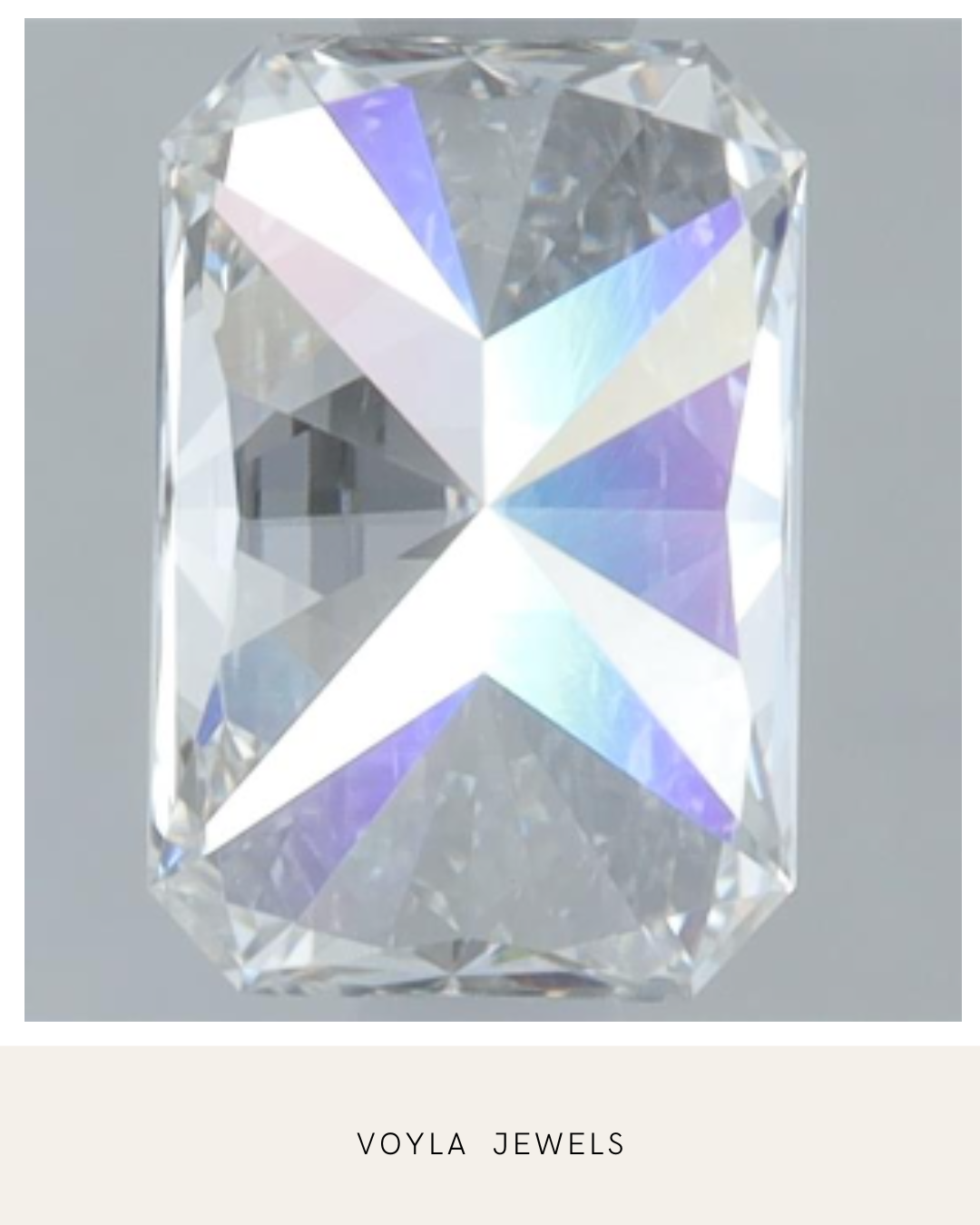 Lab Grown Radiant Diamond 1.00ct F VVS2