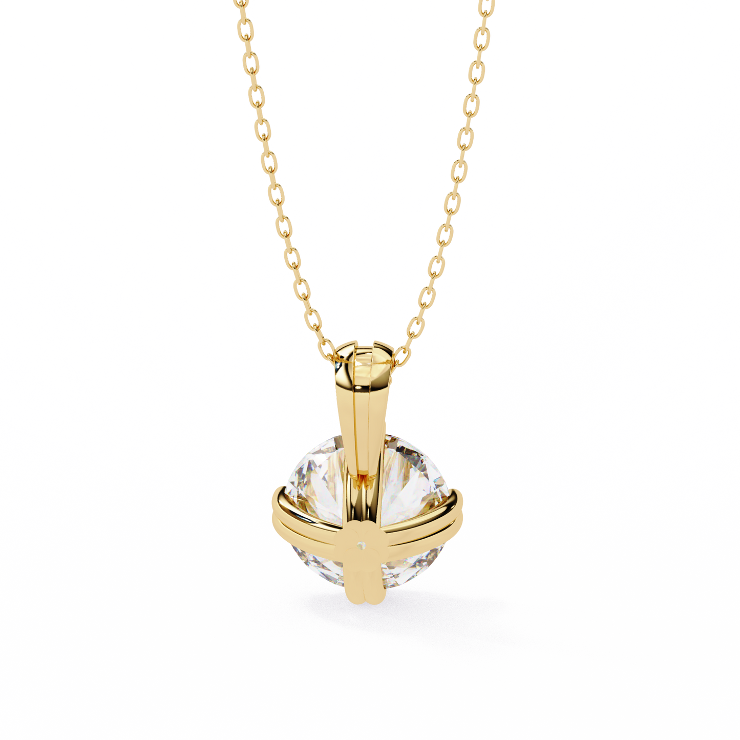 Pure Glint Solitaire Pendant