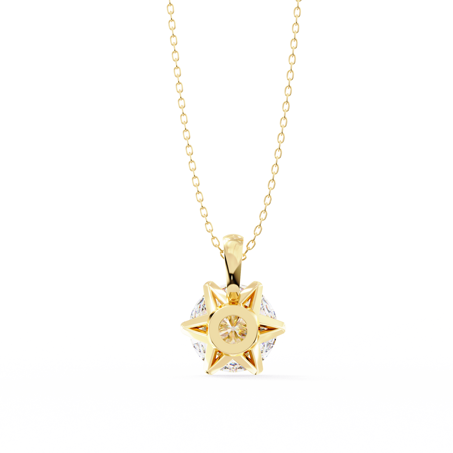 SolAura Solitaire Pendant