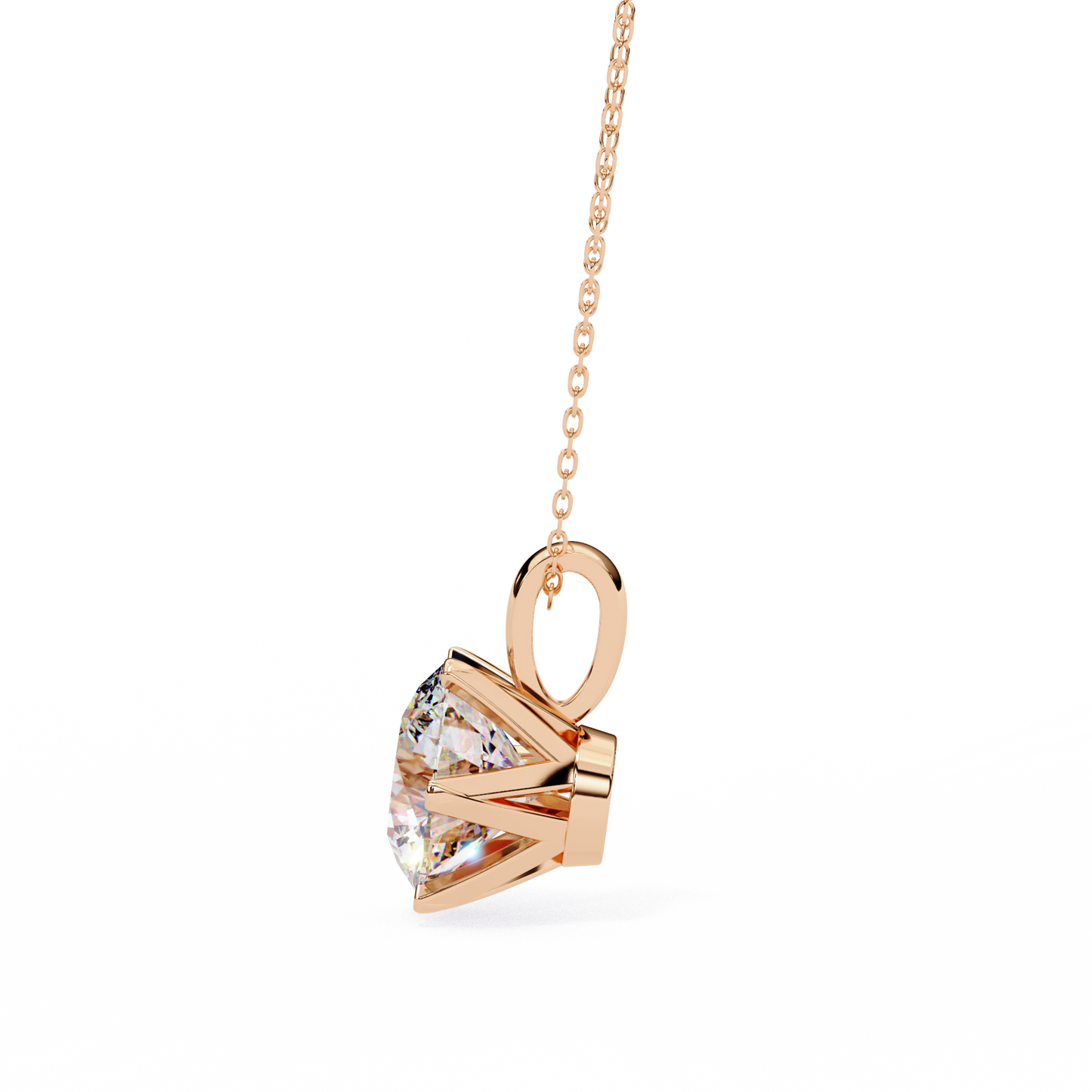 SolAura Solitaire Pendant