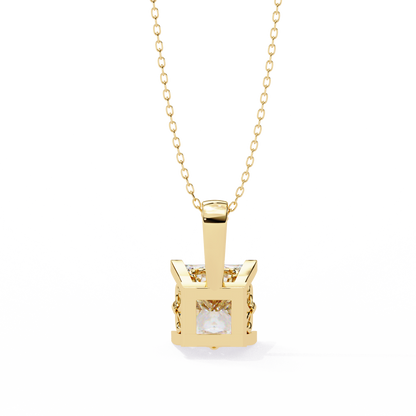 Squarielle Solitaire Pendant