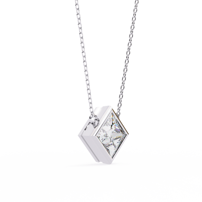 squarence Solitaire Pendant