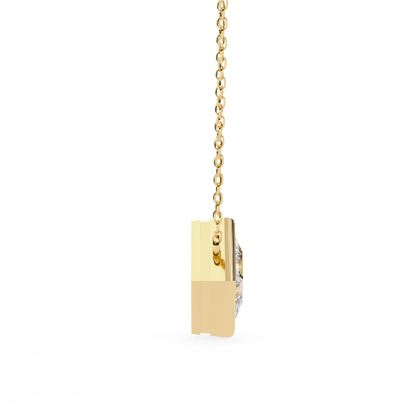 squarence Solitaire Pendant