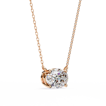 Ovalisse Solitaire Pendant