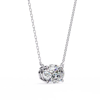 Ovalisse Solitaire Pendant