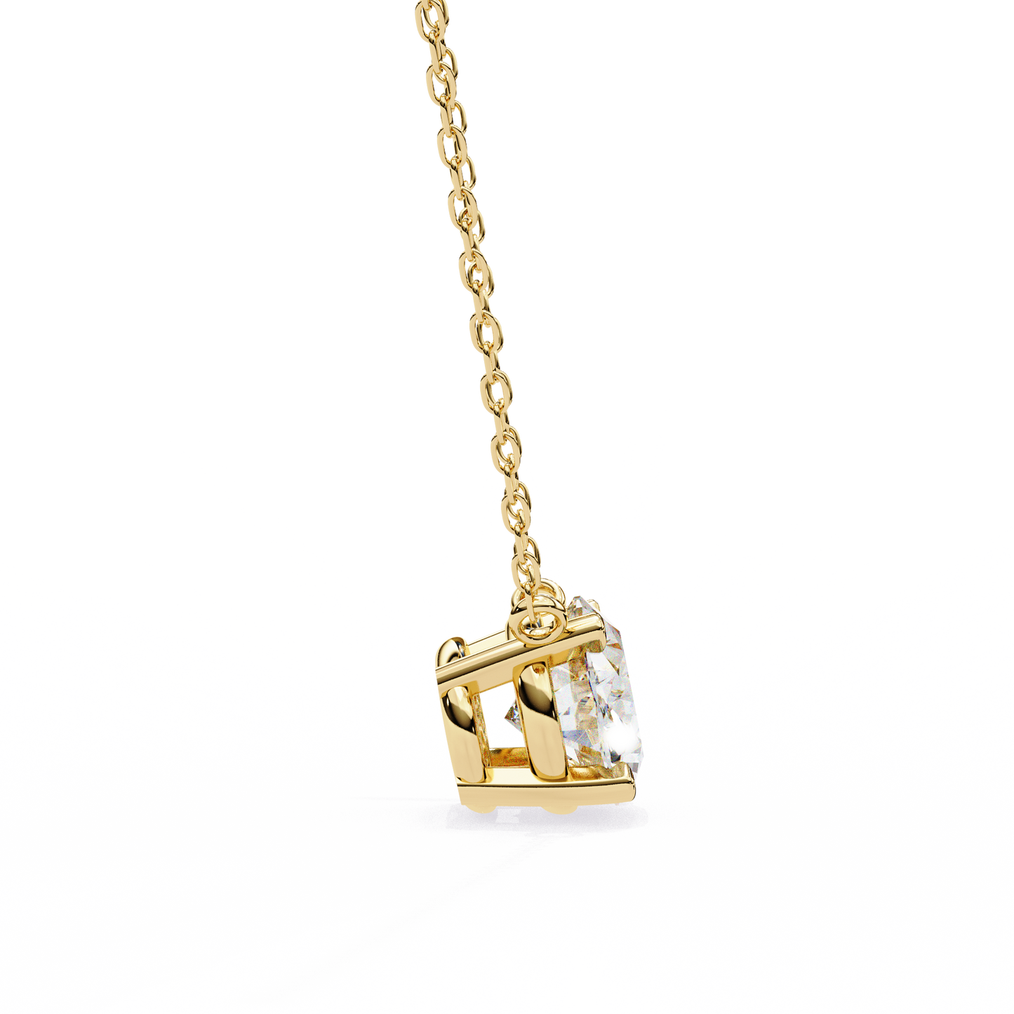 Ovalisse Solitaire Pendant