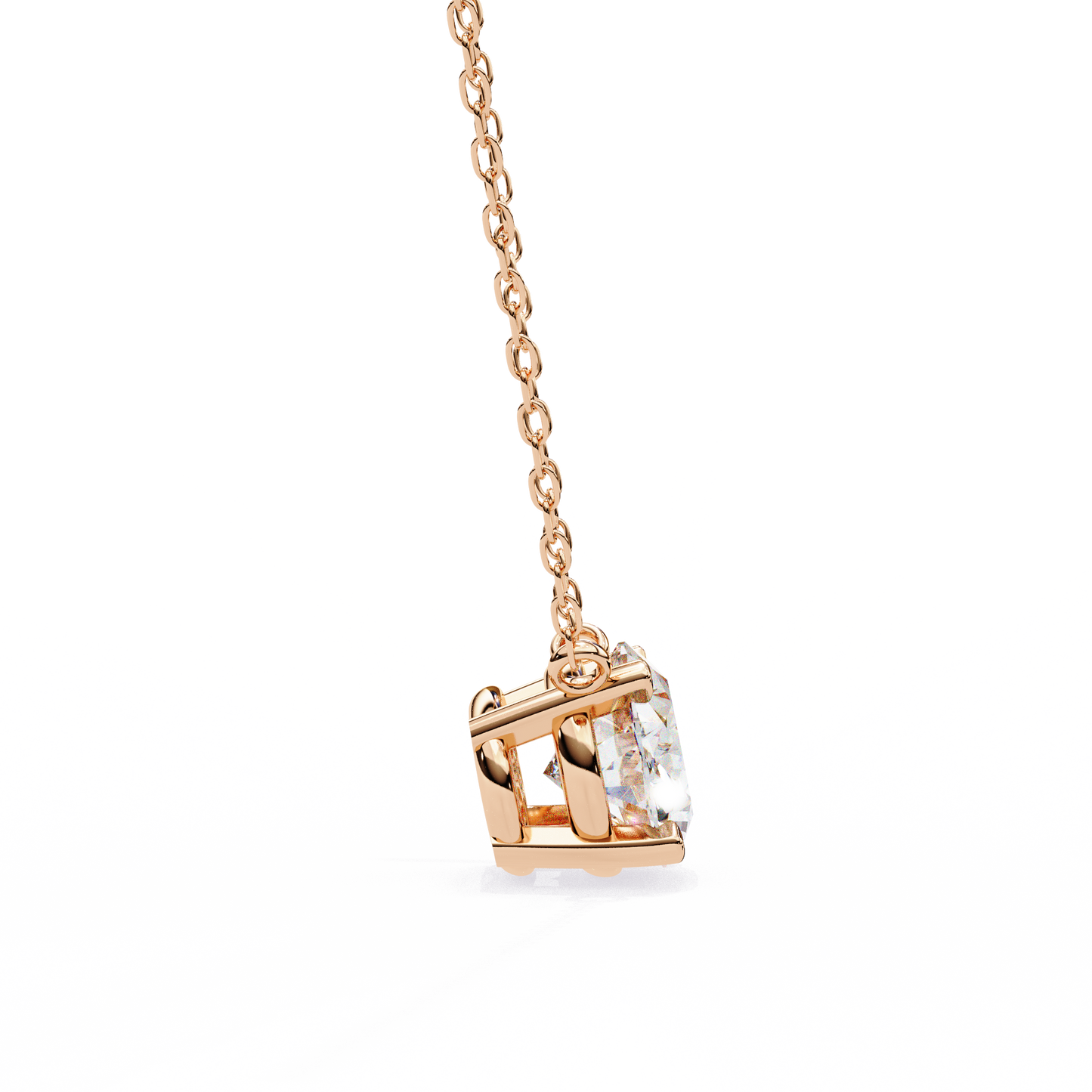 Ovalisse Solitaire Pendant