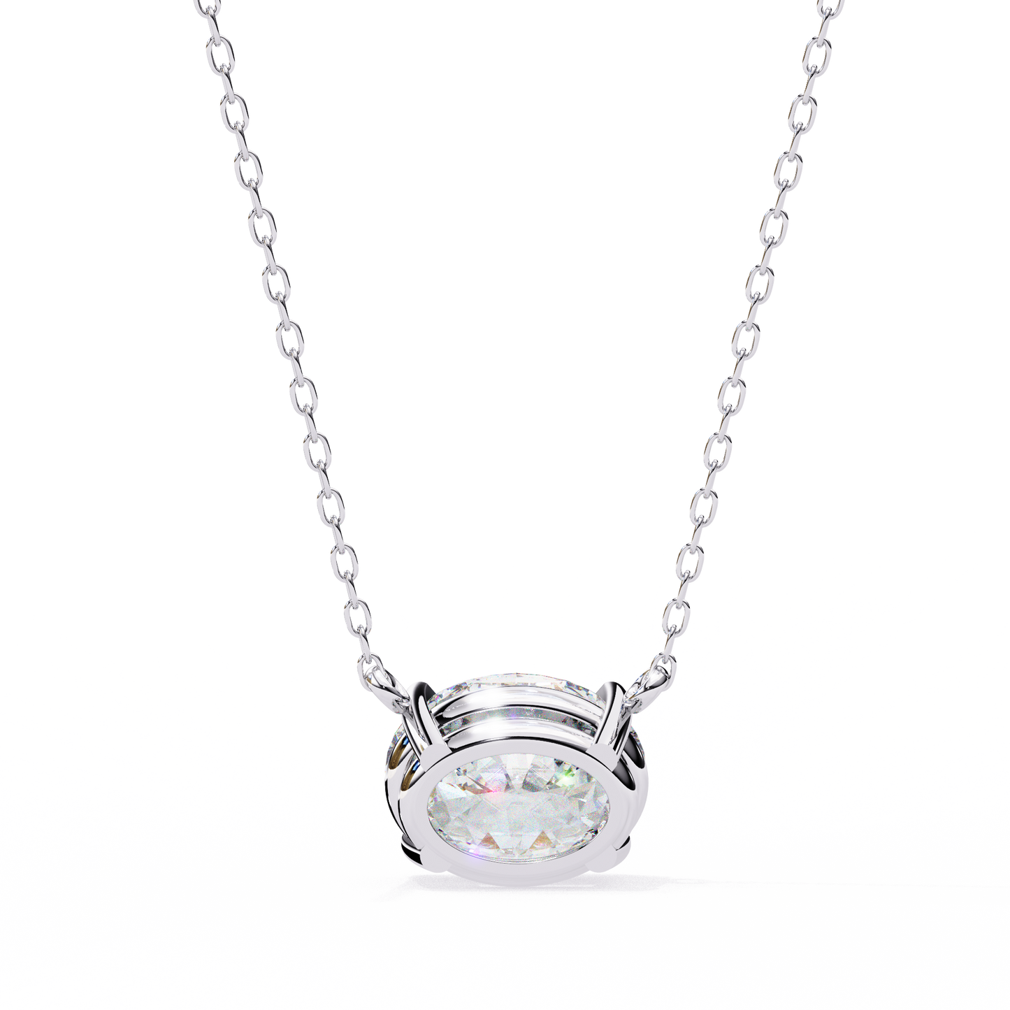Ovalisse Solitaire Pendant