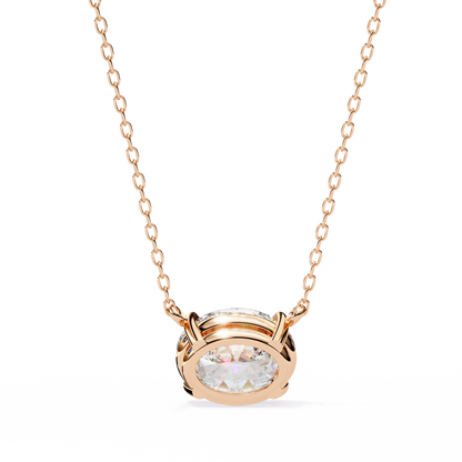 Ovalisse Solitaire Pendant
