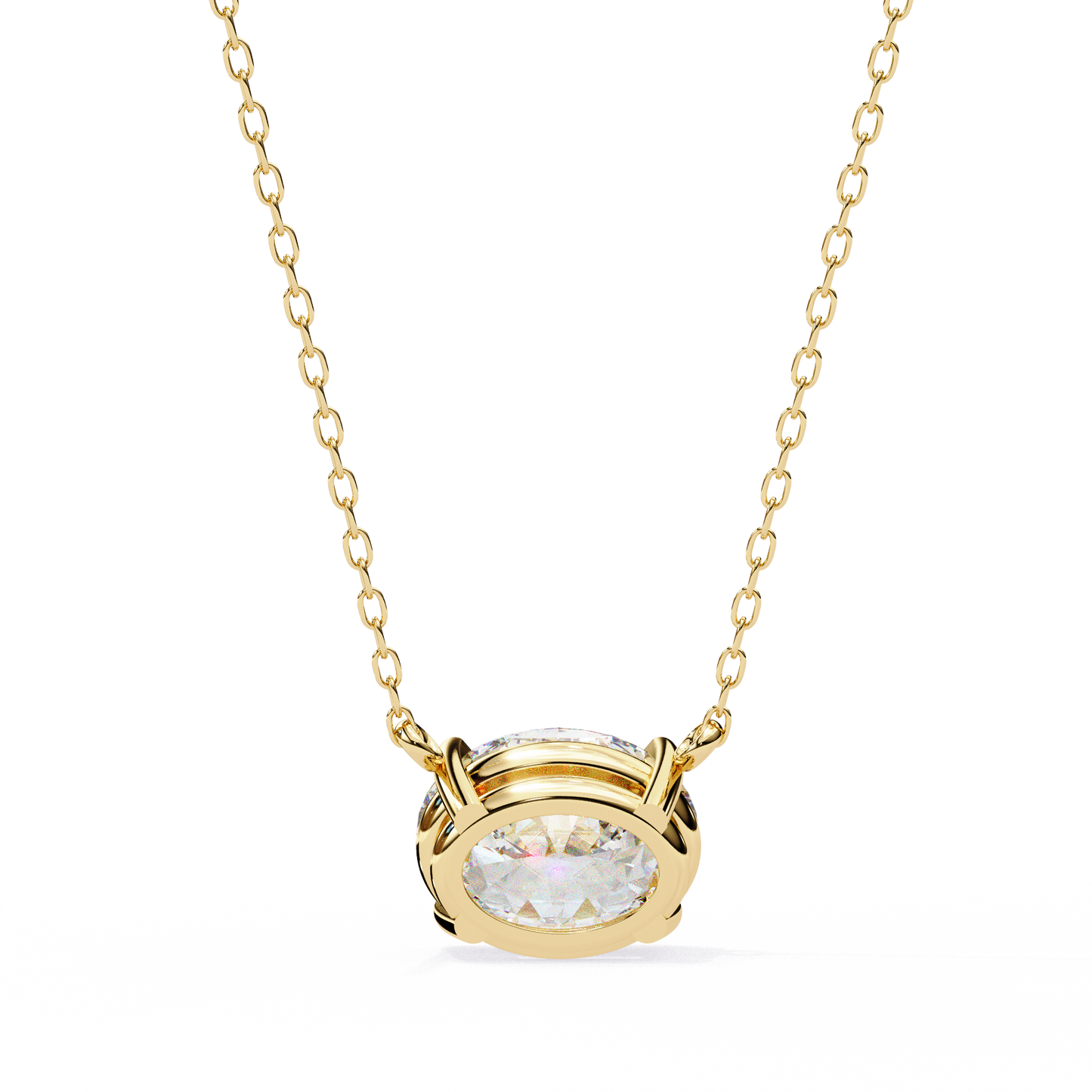 Ovalisse Solitaire Pendant