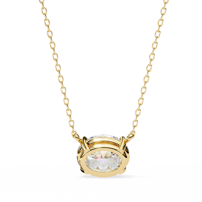 Ovalisse Solitaire Pendant