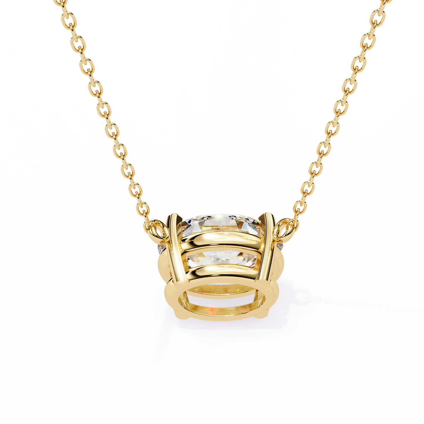 Ovalisse Solitaire Pendant