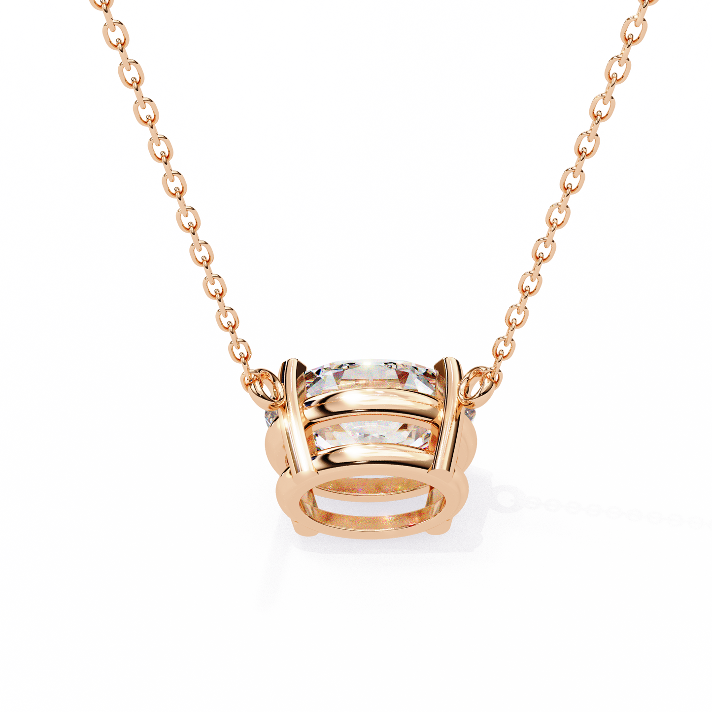 Ovalisse Solitaire Pendant