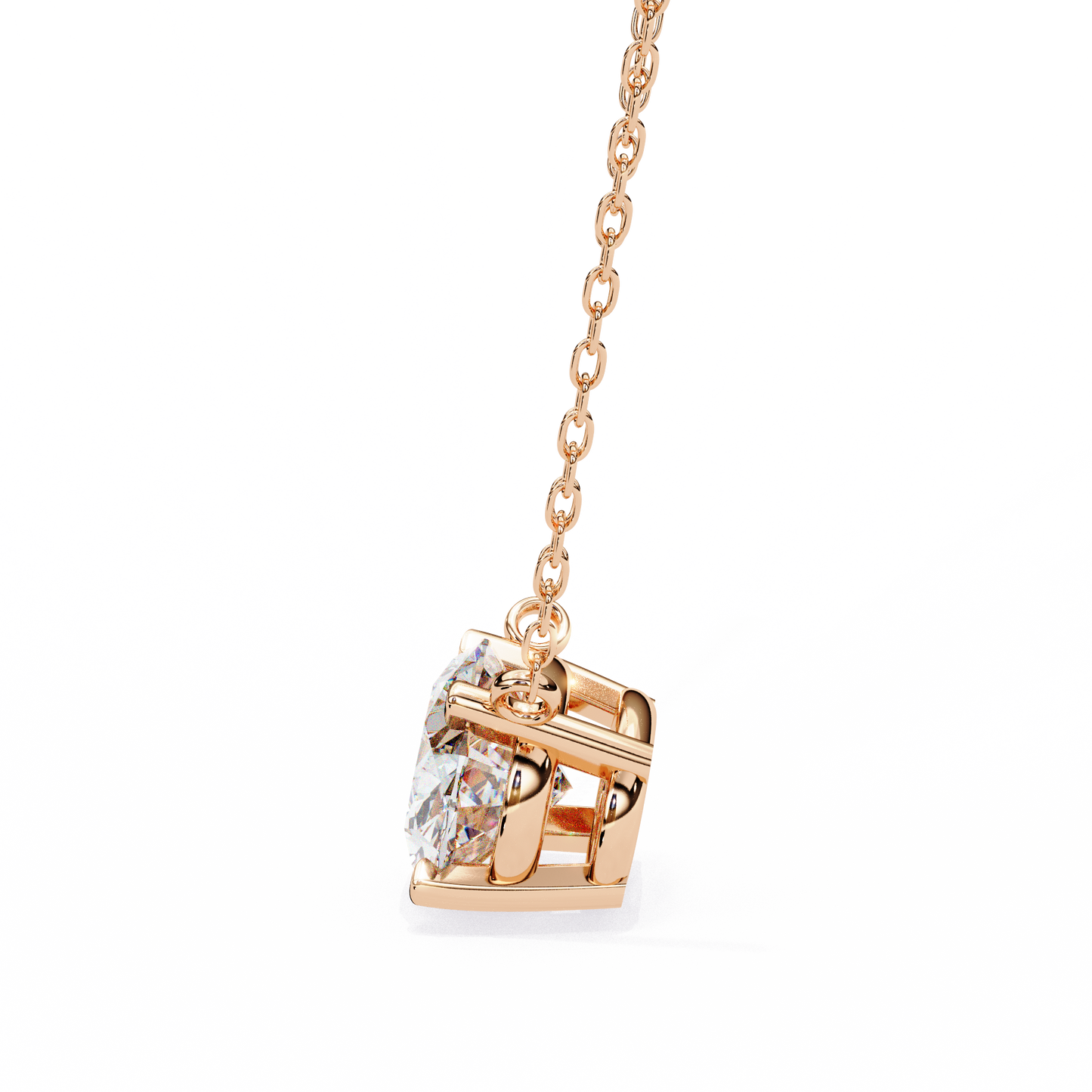 Ovalisse Solitaire Pendant