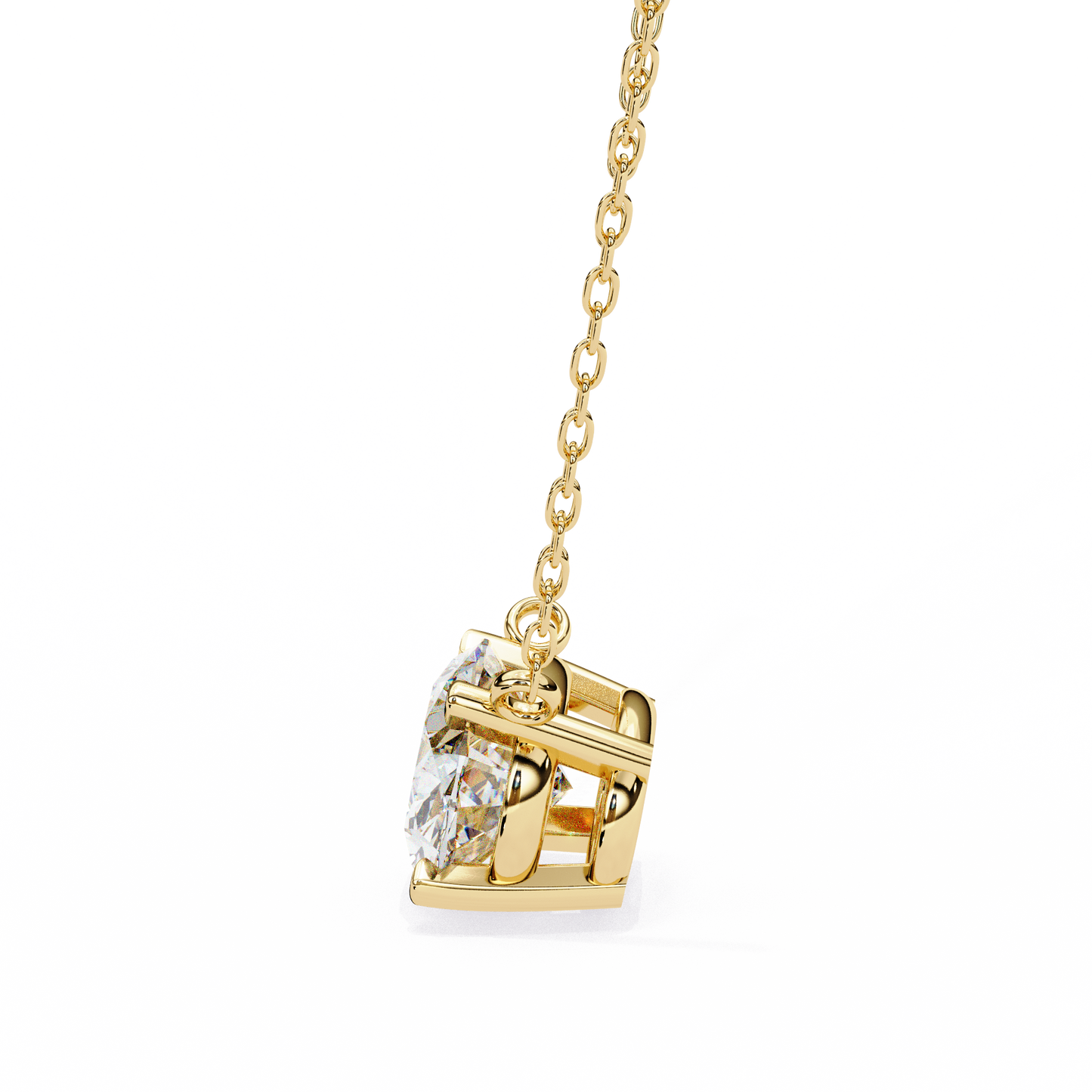 Ovalisse Solitaire Pendant