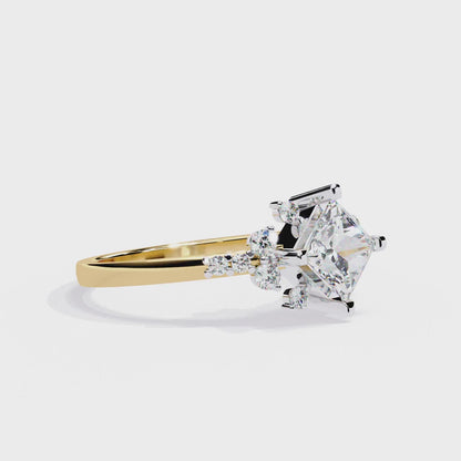 Starlit Grace Solitaire Ring