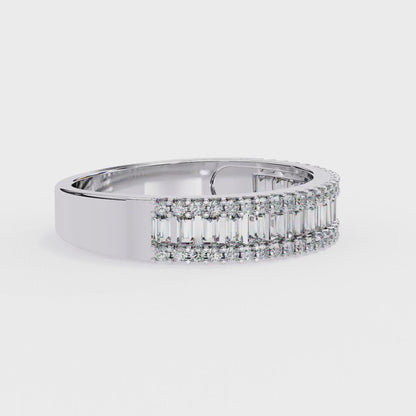 Dual Radiance Diamond Band