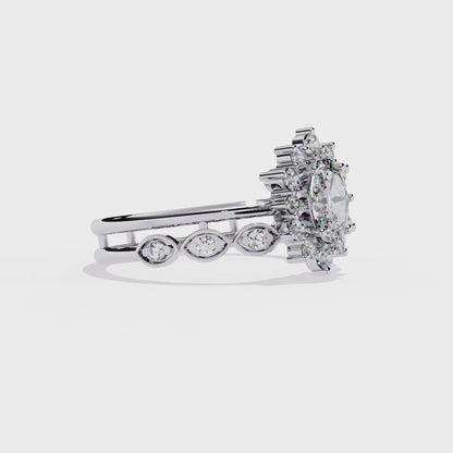 Harmony's Embrace Solitaire Ring