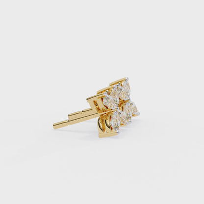 Petaluxe Diamond Studs