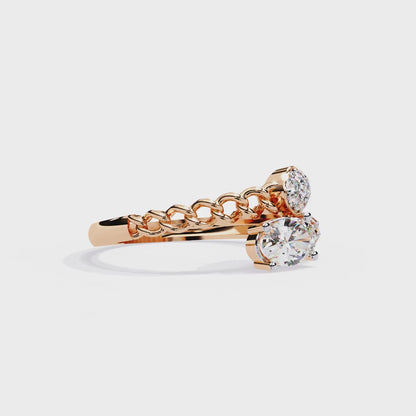 Luxe Emblem Solitaire Ring