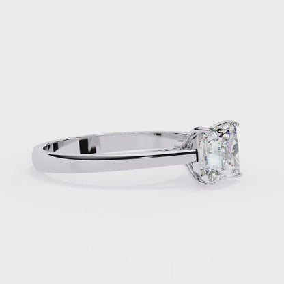 Royal Edge Solitaire Ring
