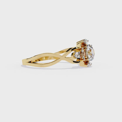Eternal Fleur Solitaire Ring