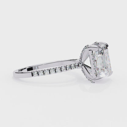 Sunlit Path Solitaire Ring
