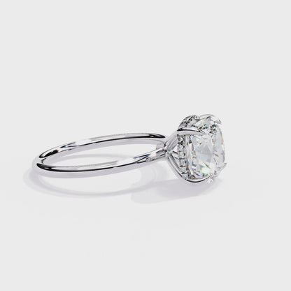 Timeless Embrace Solitaire Ring