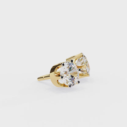 Pure Radiance Solitaire Studs