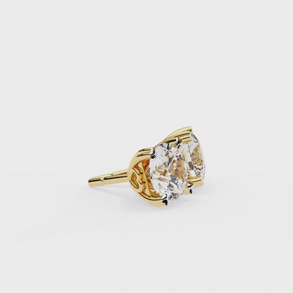 Heartelle Solitaire Studs
