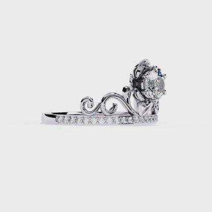Flora's Ephemeris Diamonds Ring