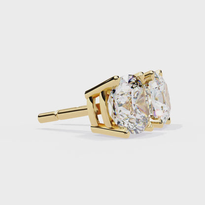 Luna Solitaire Studs
