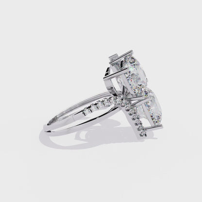 Cosmic Dance Solitaire Ring