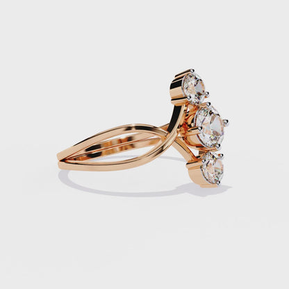 Knot Diamond Ring
